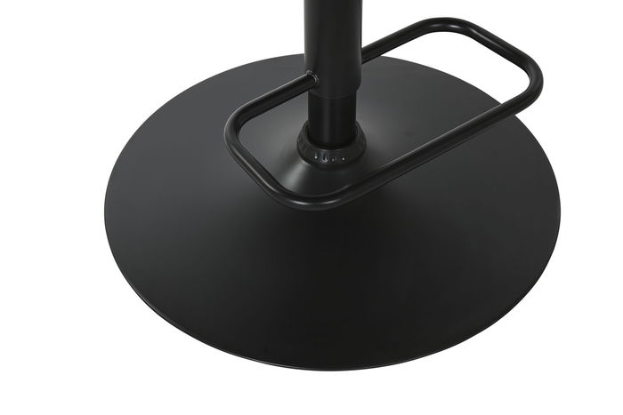 DKD Home Decor Taburete Moderno Blanco Metal Poliester Bucle 48 x 83.5 x 48.5 cm