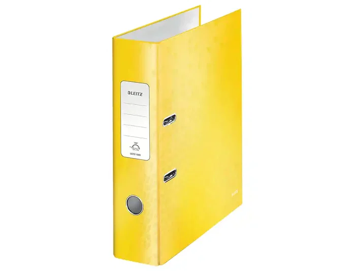 LEITZ WOW Archivador de palanca A4 180º 80mm Amarillo LEITZ WOW Archivador de palanca A4 180º 80mm Amarillo