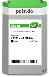 Prindo Cartucho de tinta negro Green XL PRICCLI571BKXLG