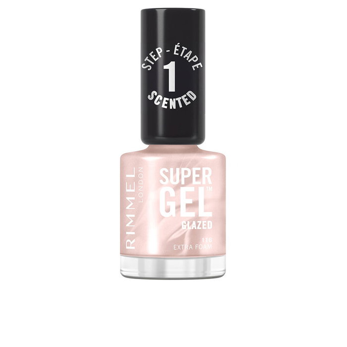 Rimmel London SUPER GEL Esmalte de Uñas 116-Extra Foam Rimmel London SUPER GEL Esmalte de Uñas 116-Extra Foam