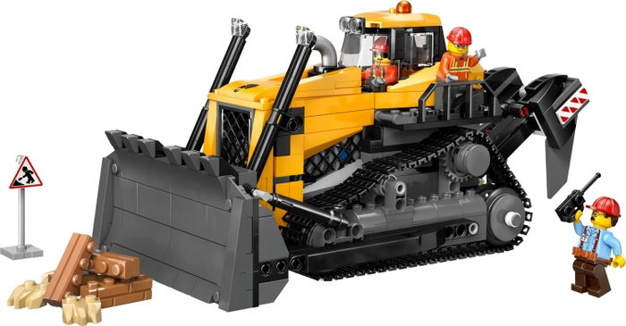 LEGO City 60466 Buldócer Amarillo con Frontlader