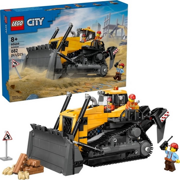 LEGO City 60466 Buldócer Amarillo con Frontlader