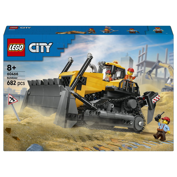 LEGO City 60466 Buldócer Amarillo con Frontlader