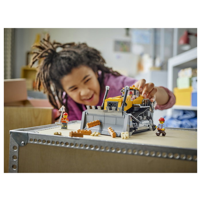LEGO City 60466 Buldócer Amarillo con Frontlader