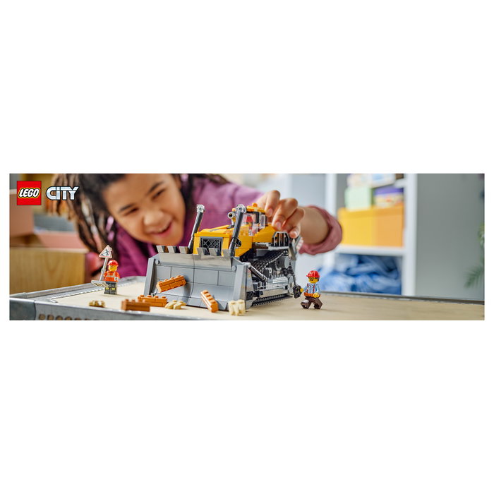 LEGO City 60466 Buldócer Amarillo con Frontlader