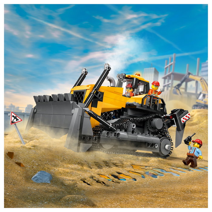 LEGO City 60466 Buldócer Amarillo con Frontlader