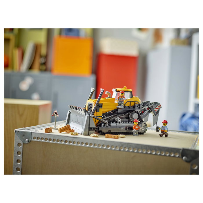 LEGO City 60466 Buldócer Amarillo con Frontlader