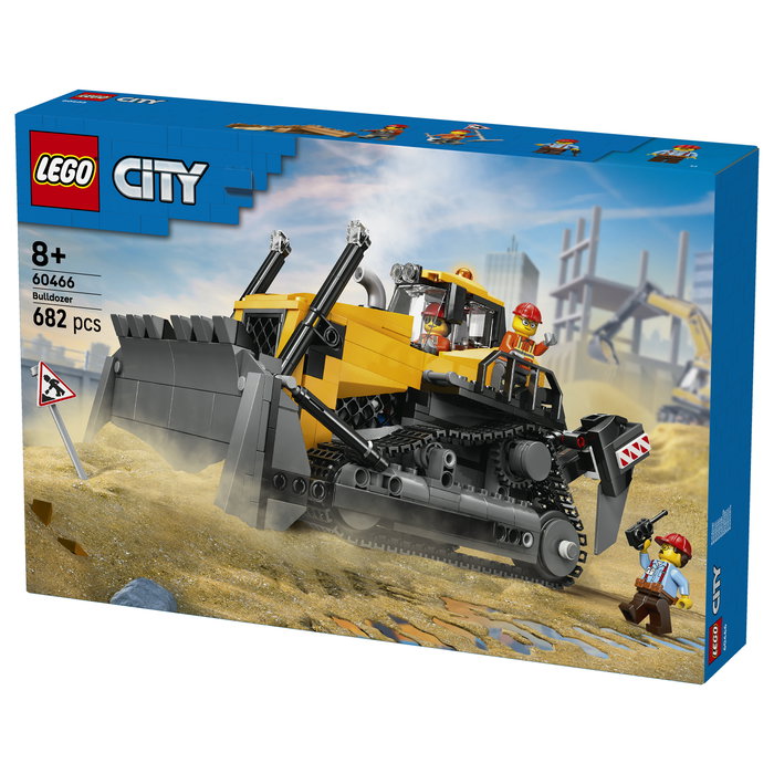 LEGO City 60466 Buldócer Amarillo con Frontlader
