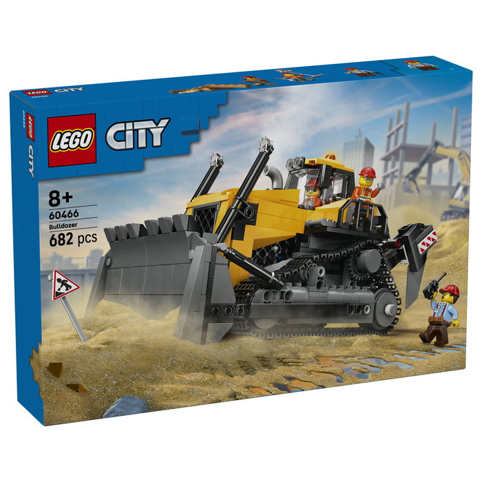LEGO City 60466 Buldócer Amarillo con Frontlader