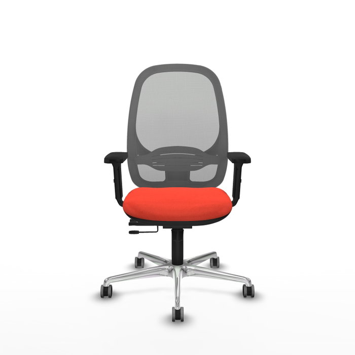 PIQUERAS Y CRESPO Silla de oficina Cilanco con mecanismo Sincro/Traslack Naranja y Gris PIQUERAS Y CRESPO Silla de oficina Cilanco con mecanismo Sincro/Traslack Naranja y Gris