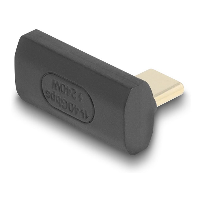 DeLOCK Adaptador USB Type-C 40 Gbps PD 3.1 240 W Angular 8K