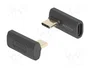 DeLOCK Adaptador USB Type-C™ 40 Gbps PD 3.1 240 W Girado Sesgado