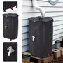 Ipae Progarden Depósito plegable recolector de agua de lluvia 250 l, ø60 x 90 cm
