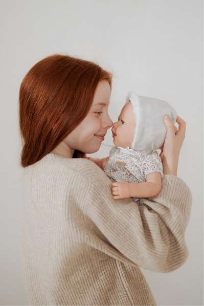 Muñecas Arias Muñeca reborn arias 45 cm leia rosa con manta, juguete de colección para niñas y adultos