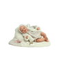 Muñecas Arias Muñeca reborn arias 45 cm leia rosa con manta, juguete de colección para niñas y adultos