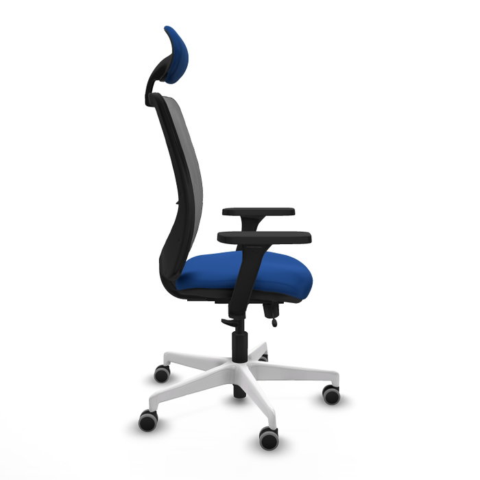 PIQUERAS Y CRESPO Silla de oficina Zulema Azul y Gris con mecanismo Sincro/Traslack PIQUERAS Y CRESPO Silla de oficina Zulema Azul y Gris con mecanismo Sincro/Traslack