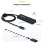 Startech Hub USB-C de 4 Puertos USB-A 5Gbps Alimentado por el Bus
