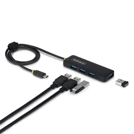 StarTech.com Hub USB-C a 4 Puertos USB-A 5 Gbps Negro