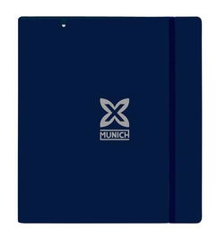 Carpeta de anillas Munich Street Azul Gris 27 X 32 X 4 cm