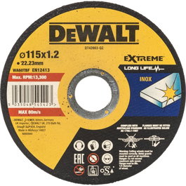 DeWalt DT43903-QZ EXTREME Disco de corte 115 mm