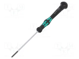 WERA Destornillador de precisión plano 2,5x0,4mm Kraftform Micro