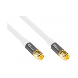 GoodConnections SmartFLEX cable coaxial blanco 1,5 m