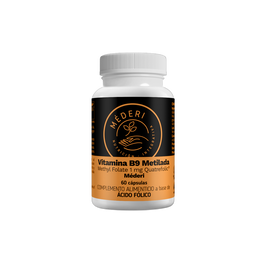 Mederi Nutrición Integrativa Vitamina B9 (ácido fólico) - Suplemento alimenticio
