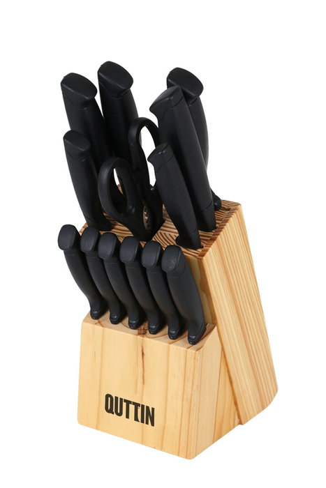 Quttin Set de 14 Cuchillos Tacoma Black 37 x 15.5 x 18 cm (2 Cajas) Skus: MASTER2UQT-709437 Quttin Set de 14 Cuchillos Tacoma Black 37 x 15.5 x 18 cm (2 Cajas) Skus: MASTER2UQT-709437