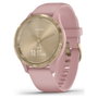 Smartwatch Garmin Vivomove 3S/ Notificaciones/ Frecuencia Cardíaca/ GPS/ Oro y Rosa