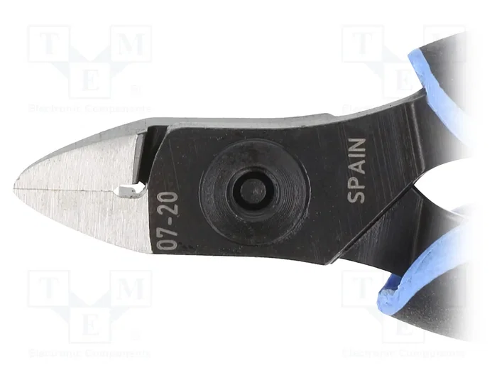 LINDSTRÖM Alicates de corte lateral de precisión ESD cabeza ovalada 133,5 mm