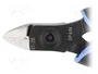 LINDSTRÖM Alicates de corte lateral de precisión ESD cabeza ovalada 133,5 mm