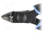 LINDSTRÖM Alicates de corte lateral de precisión ESD cabeza ovalada 133,5 mm