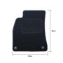 OCC Design Alfombra a medida Audi A5 Coupe (2007-2016) 5PZ