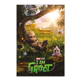 ERIK Poster I Am Groot Marvel 91.5x61cm Impreso en Papel Brillo Alta Calidad 150gr