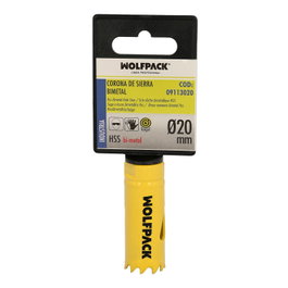 WOLFPACK LINEA PROFESIONAL Corona Sierra Bimetal Ø 20 mm