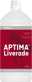 Vetnova APTIMA LIVERADE 1lt Complemento Alimenticio Hepático Caballo