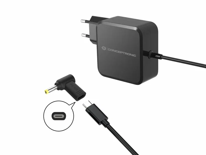 Conceptronic Adaptador USB-C a DC 4.0x1.7mm 18-20V ABBY15PC06