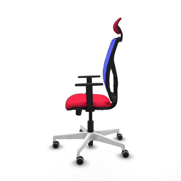 PIQUERAS Y CRESPO Silla de oficina Motilla Rojo y Azul PIQUERAS Y CRESPO Silla de oficina Motilla Rojo y Azul