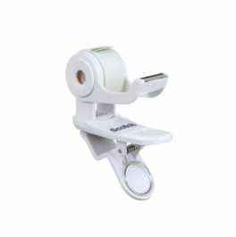 Scotch Dispensador de Cinta Clip & Twist C19-CLIP-WH-EMEA, Blanco, Con Rollo de Cinta Invisible 19mm x 8,89m