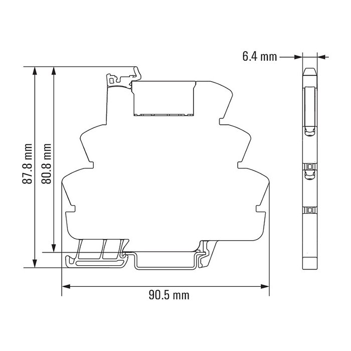 Weidmüller TRZ 24VDC Relaiskoppler 1CO 6A 1122880000