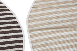 DKD Home Decor Alfombra Marron Beige 150 x 150 cm (6 Unidades)