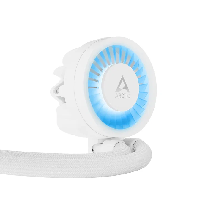 Arctic Liquid Freezer III 280 A-RGB Refrigeración Líquida AIO 280mm, 2 Ventiladores de 140mm Blanco, PWM, Intel LGA1851/1700, AMD AM4/AM5, Sistema de Refrigeración para CPU