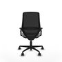 PIQUERAS Y CRESPO Silla de oficina Mardos con mecanismo Sincro/Traslack Gris/Negro