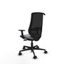 PIQUERAS Y CRESPO Silla de oficina Mardos con mecanismo Sincro/Traslack Gris/Negro