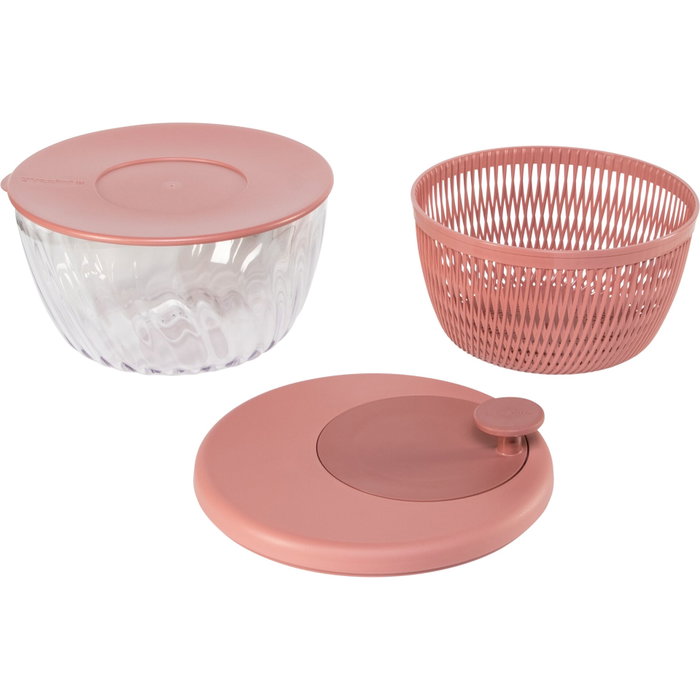 Guzzini Spin&Store Salad Spinner, Mauve red Guzzini Spin&Store Salad Spinner, Mauve red