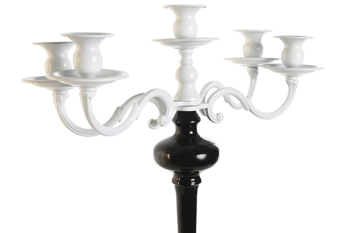 DKD Home Decor Candelabro Moderno Bicolor Metal 45 x 51 x 45 cm DKD Home Decor Candelabro Moderno Bicolor Metal 45 x 51 x 45 cm