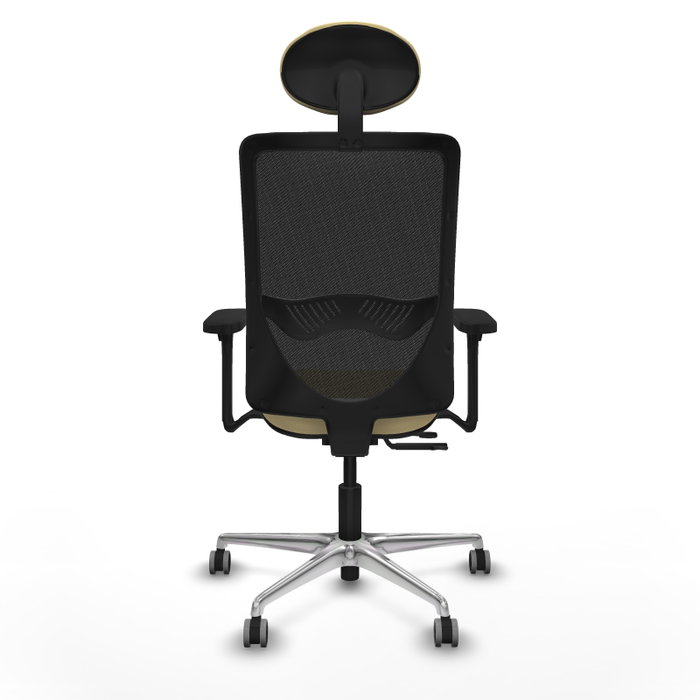 PIQUERAS Y CRESPO Silla de oficina Zulema con mecanismo Sincro/Traslack, Crema y Negro PIQUERAS Y CRESPO Silla de oficina Zulema con mecanismo Sincro/Traslack, Crema y Negro