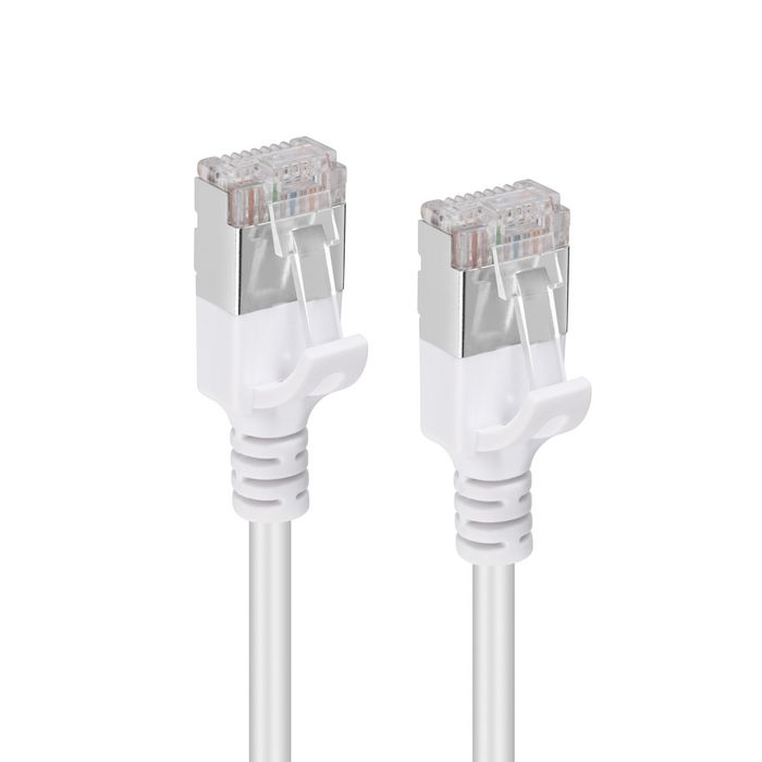 MicroConnect Cable de Red CAT6A U-FTP Slim LSZH 7,5m Blanco