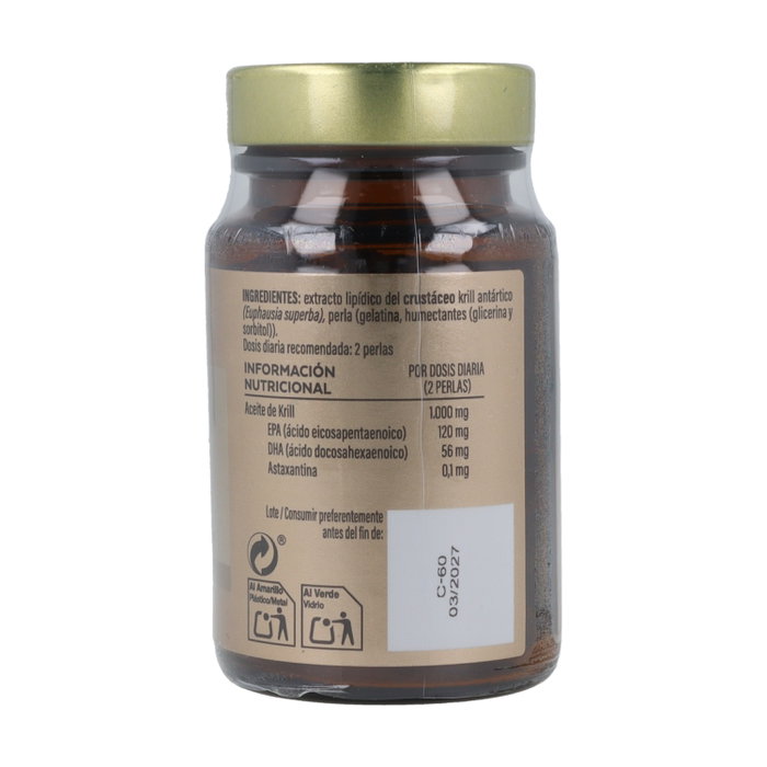 GSN Omega 3 Krill 60 perlas 500mg GSN Omega 3 Krill 60 perlas 500mg