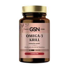 GSN Krill 60 perlas 500mg Omega 3 Antártico Salud Cardiovascular y Articular